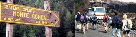 Collage - Itinerari dell'Etna