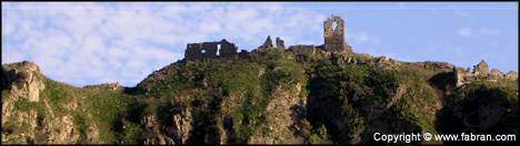 Panoramica del Castello Normanno del comune di Francavilla di Sicilia (ME)