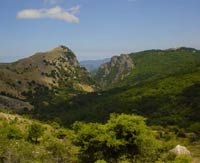 Una panoramica delle cime più alte del Parco