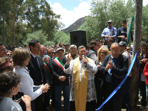 Un momento dell'inaugurazione